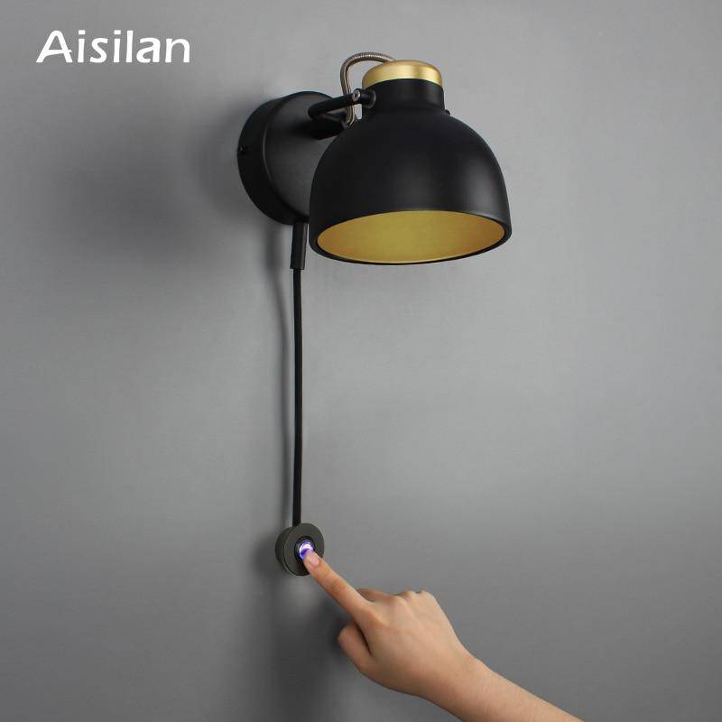Applique murale design à LED en métal abat-jour blanc - vue 6 sur 5