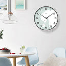 Horloge murale ronde avec ours et lapin blanc Chansrun
