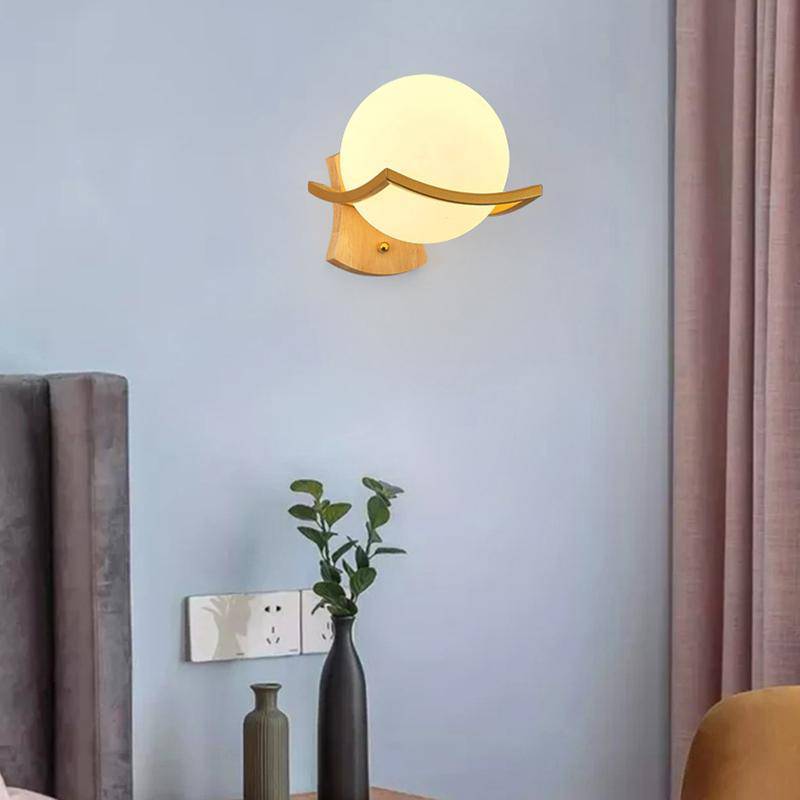 Applique murale design LED boule en verre cristal Luxury - vue 2 sur 4