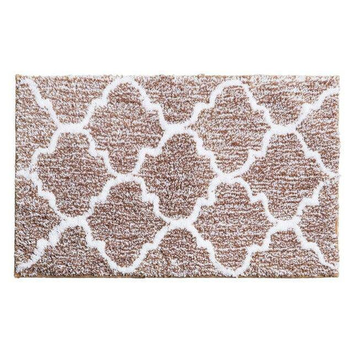Tapis de bain rectangle en microfibres coloré à motifs Moro - vue 10 sur 9