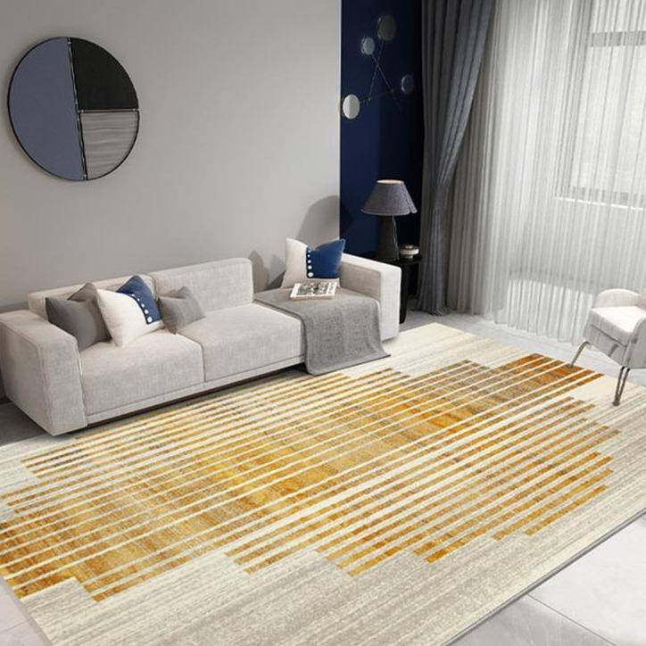 Tapis rectangle moderne style géométrique Sofa C