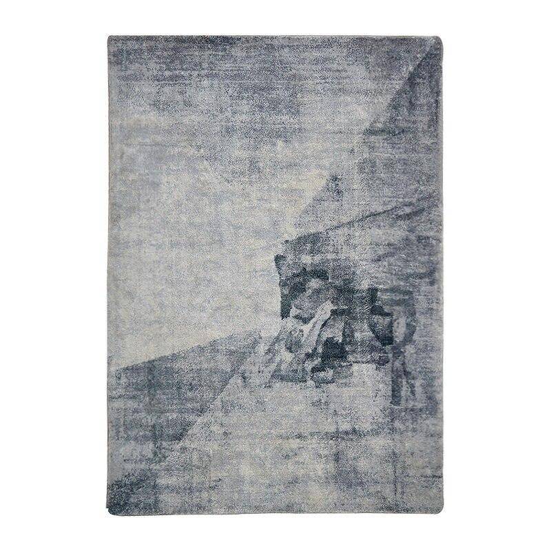 Tapis rectangle moderne style shaggy