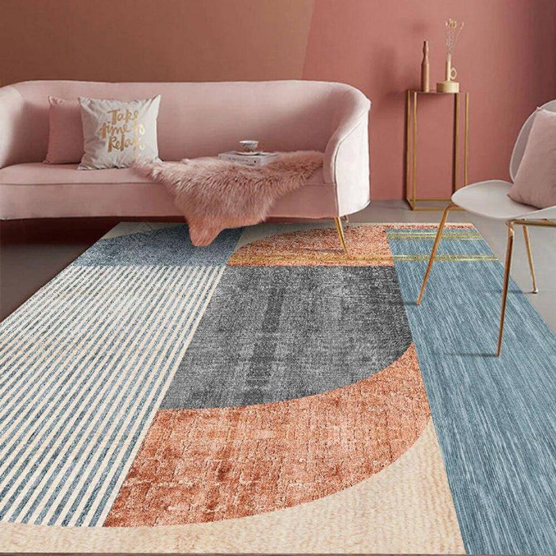 Tapis rectangle aux formes géométriques modernes Alia C
