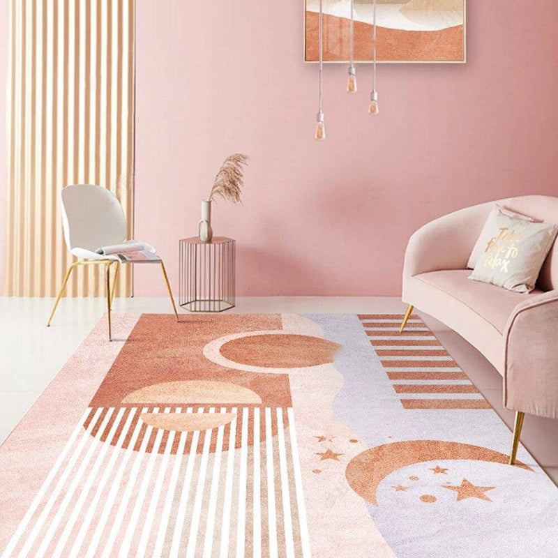Tapis rectangle aux formes géométriques modernes Alia A