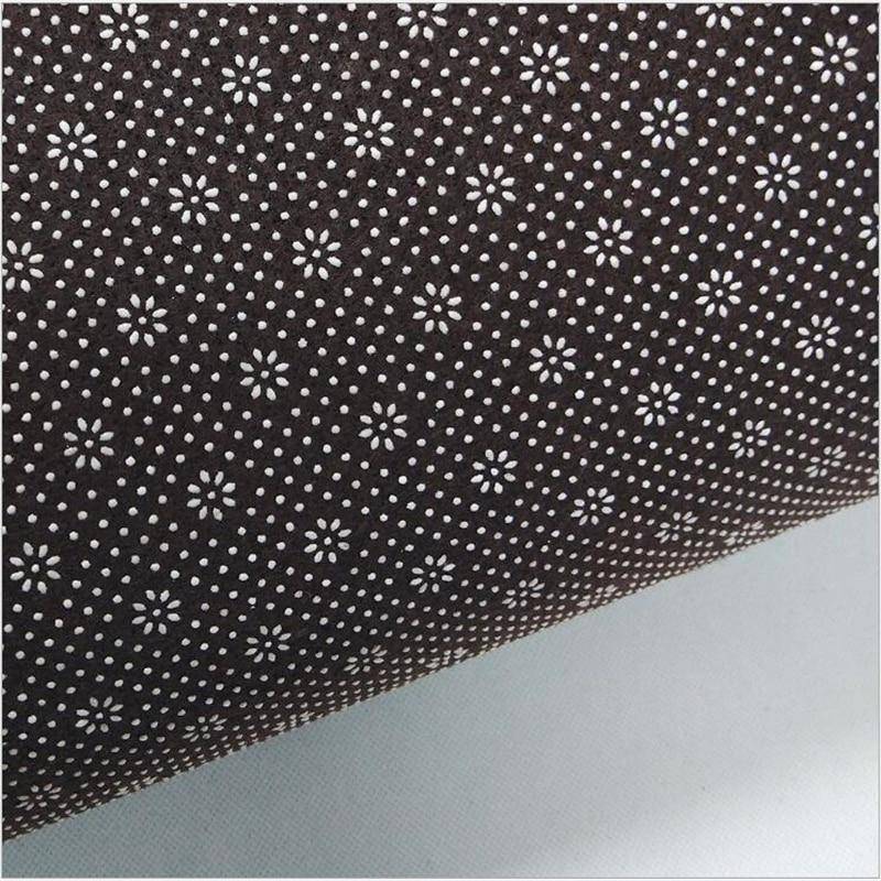 Tapis rectangle avec carrés aux tons marrons - vue 5 sur 5