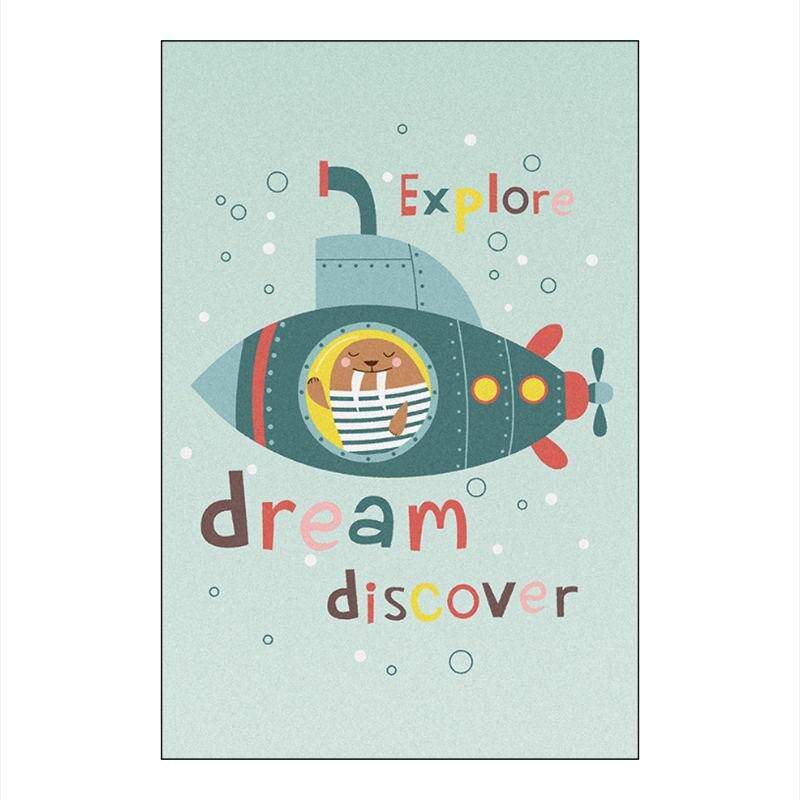 Tapis rectangle pour enfant dessin animé Cartoo - vue 5 sur 5