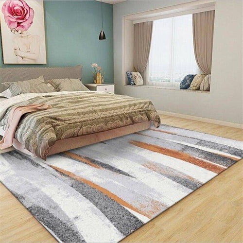 Tapis rectangle dessins gris Fashion - vue 2 sur 4