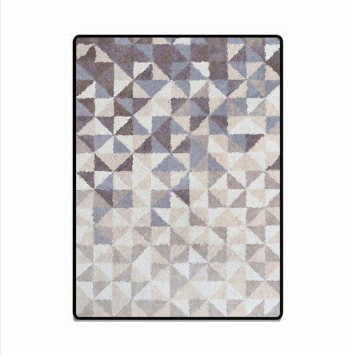 Tapis rectangle scandinave tons de beige - vue 4 sur 5