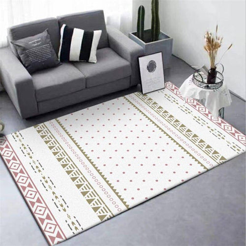 Tapis berbère rectangle à motifs Stripe - vue 4 sur 5