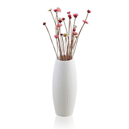 Vase moderne en porcelaine blanc Nordic
