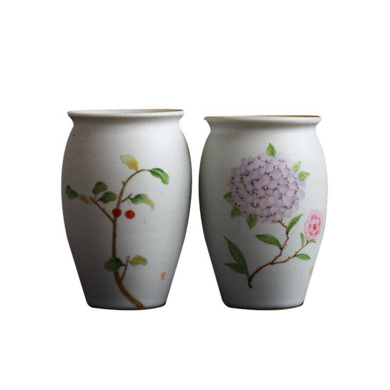 Vase en céramique blanc style Flower - vue 6 sur 6