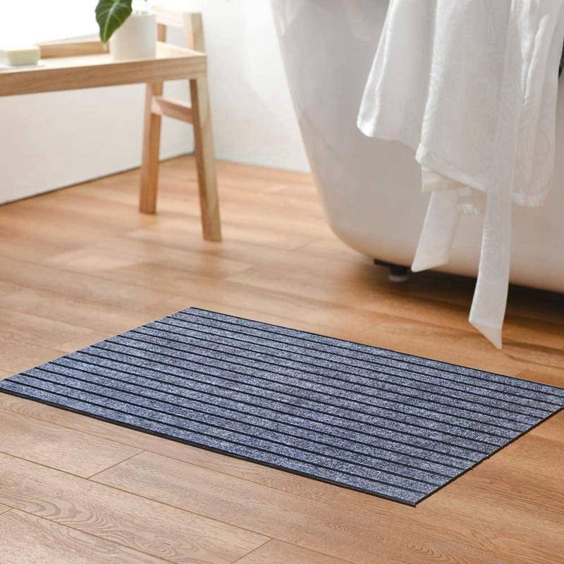 Paillasson rectangle gris rayé Durable - vue 3 sur 4
