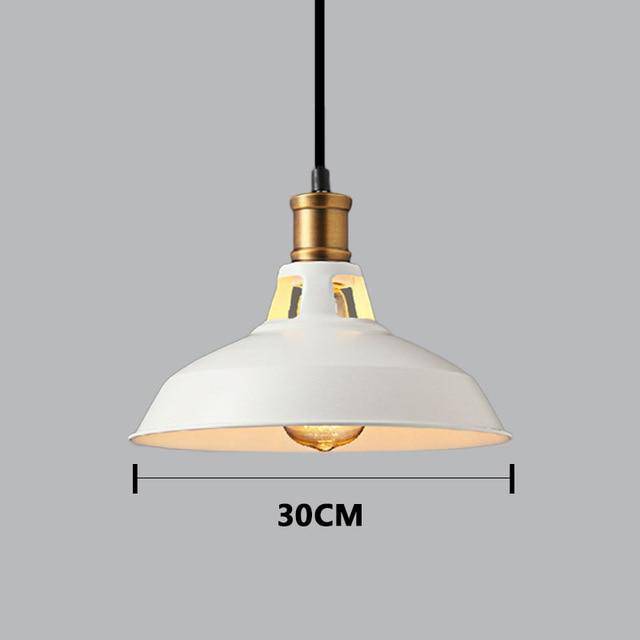 Suspension design industriel Colgante (noir ou blanc)