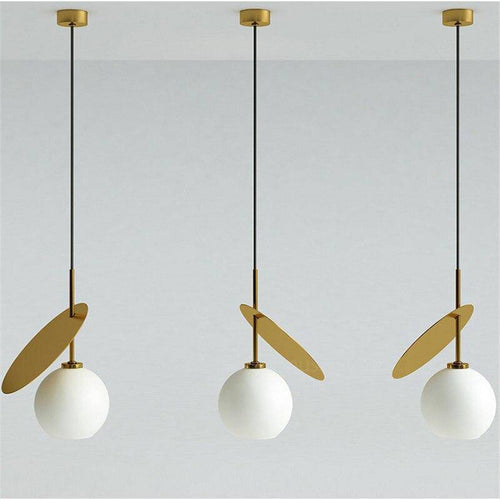 Suspension design LED en métal style cerise deco