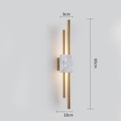 Applique murale design LED en marbre Loft - vue 7 sur 8