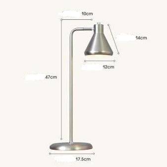Lampe à poser design à LED avec tube en métal coloré et forme triangulaire Light - vue 7 sur 8