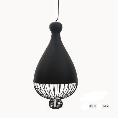 Suspension LED en métal design arrondi Lofty - vue 7 sur 10