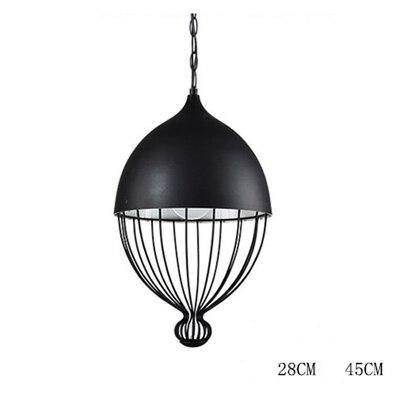 Suspension LED en métal design arrondi Lofty - vue 8 sur 10