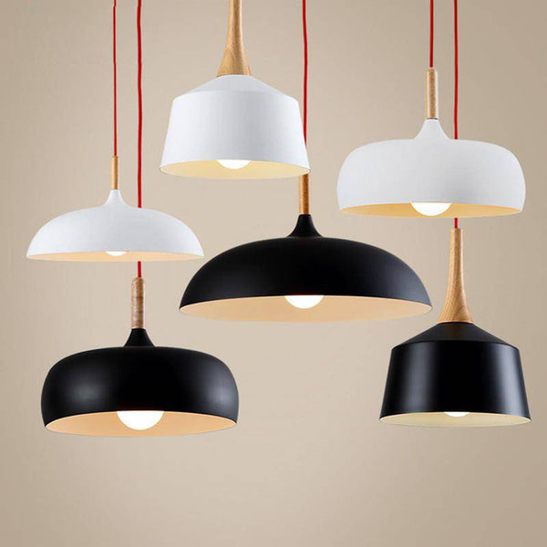 Suspension en bois et aluminium Coffee