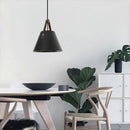 Suspension design à LED avec abat-jour métal Creative