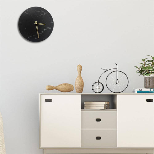 Horloge murale design ronde fumé 28cm