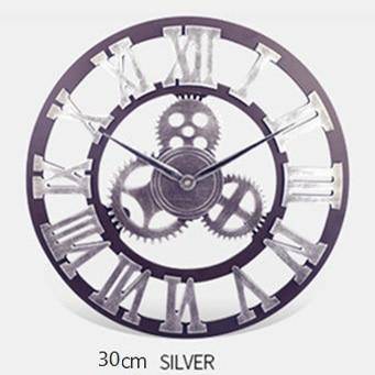Horloge murale en métal vintage à chiffres romains ou digitaux Numeral - vue 6 sur 9