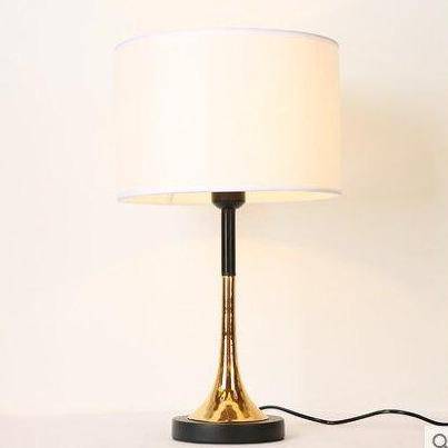 Lampe à poser design à LED avec abat-jour cylindrique