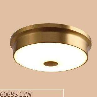 Plafonnier design à LED rond en métal aux bords épais - vue 10 sur 16