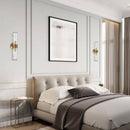 Applique murale moderne LED avec abat-jour cylindrique en verre