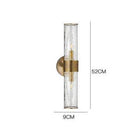 Applique murale moderne LED avec abat-jour cylindrique en verre