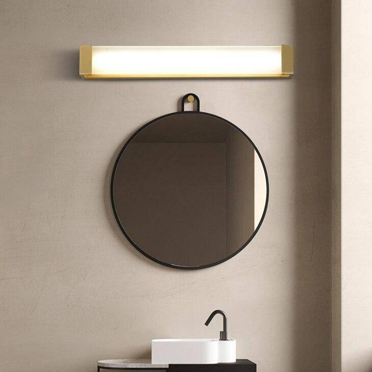 Applique murale à LED en métal doré pour miroir Luxury - vue 3 sur 8