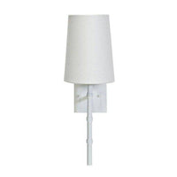 Applique murale moderne LED avec abat-jour blanc et métal coloré