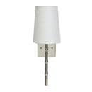 Applique murale moderne LED avec abat-jour blanc et métal coloré