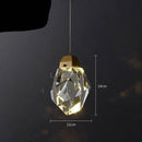 Suspension design LED avec cristal en verre Luxury