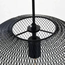 Suspension moderne LED avec boule en métal noire