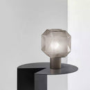 Minimalist geometric LED table lamp