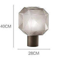 Minimalist geometric LED table lamp