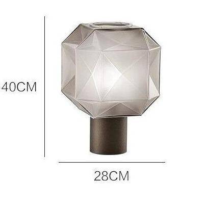 Minimalist geometric LED table lamp - vue 7 sur 7