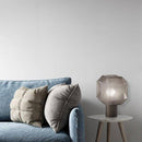Minimalist geometric LED table lamp