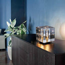 Lampe à poser design LED en verre crystal géométrique Luxury