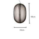 Suspension design LED avec abat-jour en verre coloré