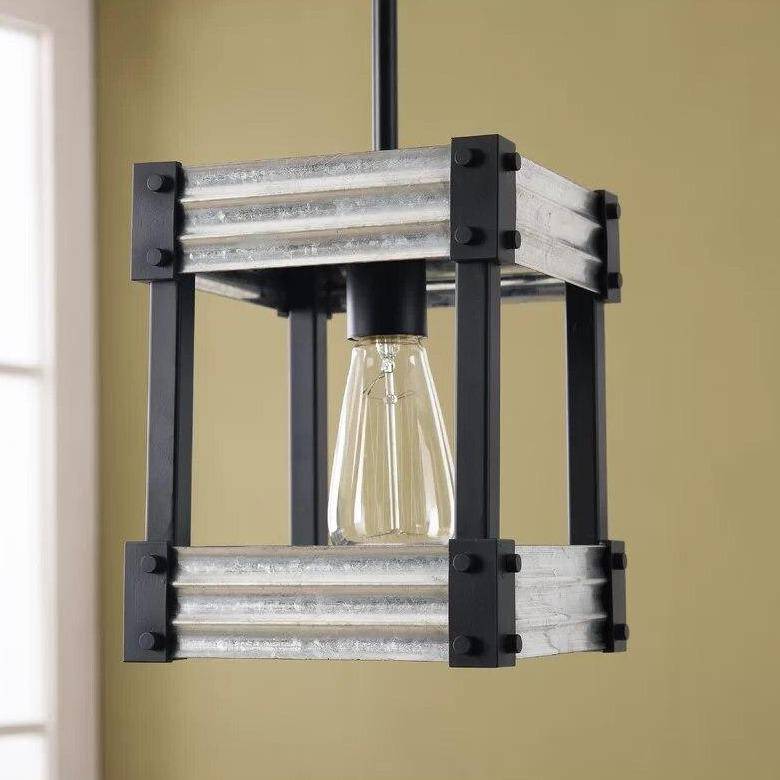 Suspension industrielle LED avec abat-jour en métal Hall - vue 4 sur 3