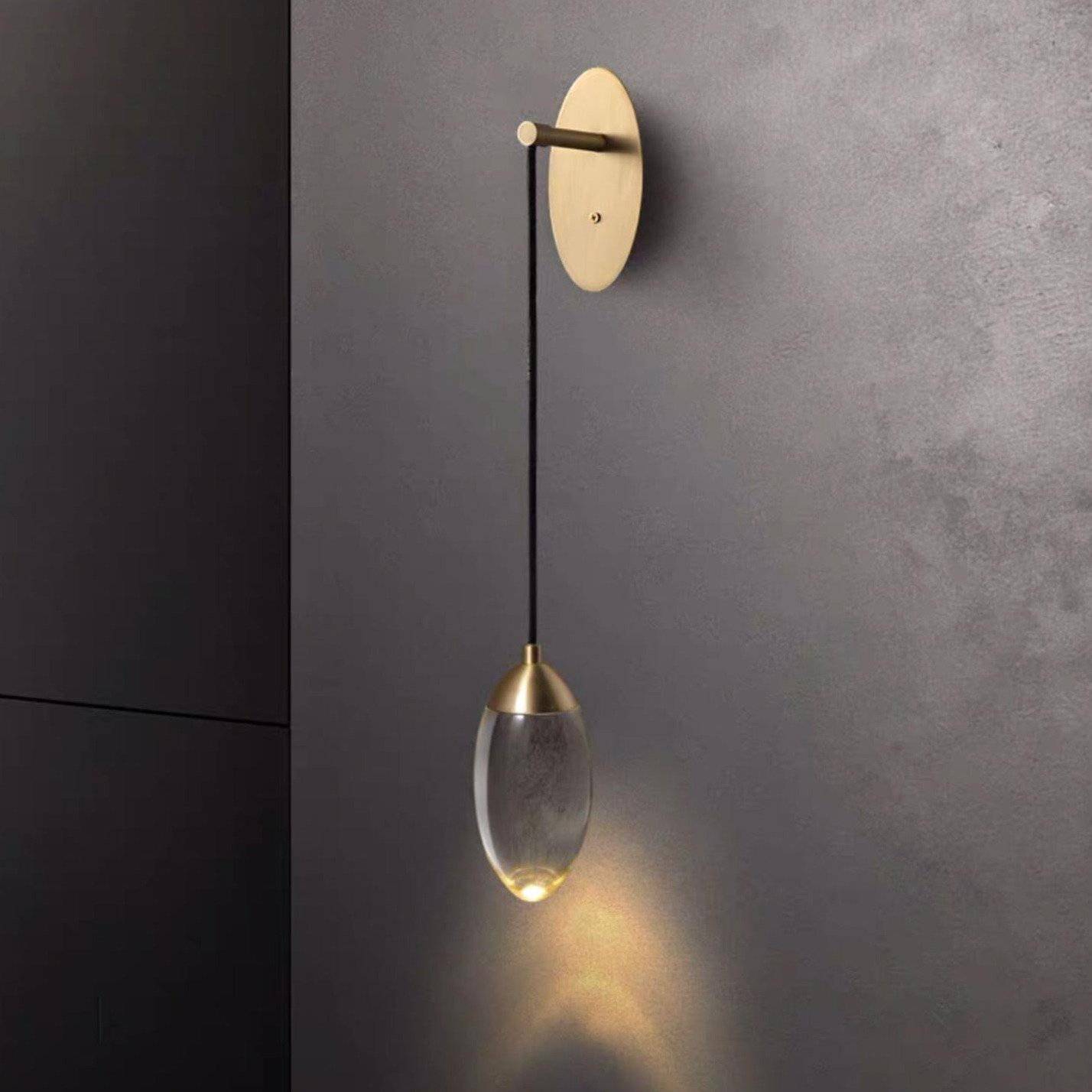 Applique murale design LED avec ampoule en verre Luxury - vue 3 sur 4