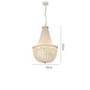 Suspension design LED dorée avec abat-jour en verre cristal Luxury