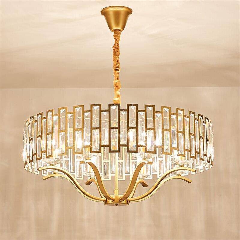 Suspension design LED dorée avec abat-jour en verre style Hotel - vue 6 sur 9