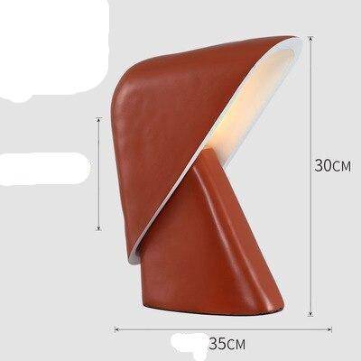 Lampe à poser design LED avec abat-jour triangulaire coloré Luxury - vue 7 sur 8
