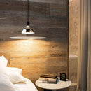 Suspension design LED avec disque en métal Nordic