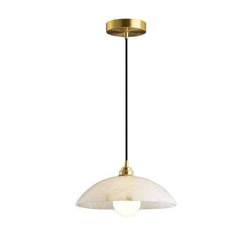 Suspension moderne en marbre blanc LED - vue 4 sur 8