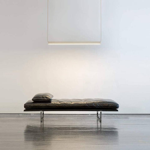Suspension moderne LED allongée noire Loft - vue 3 sur 4
