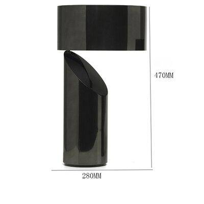 Lampe à poser LED en métal cylindrique design